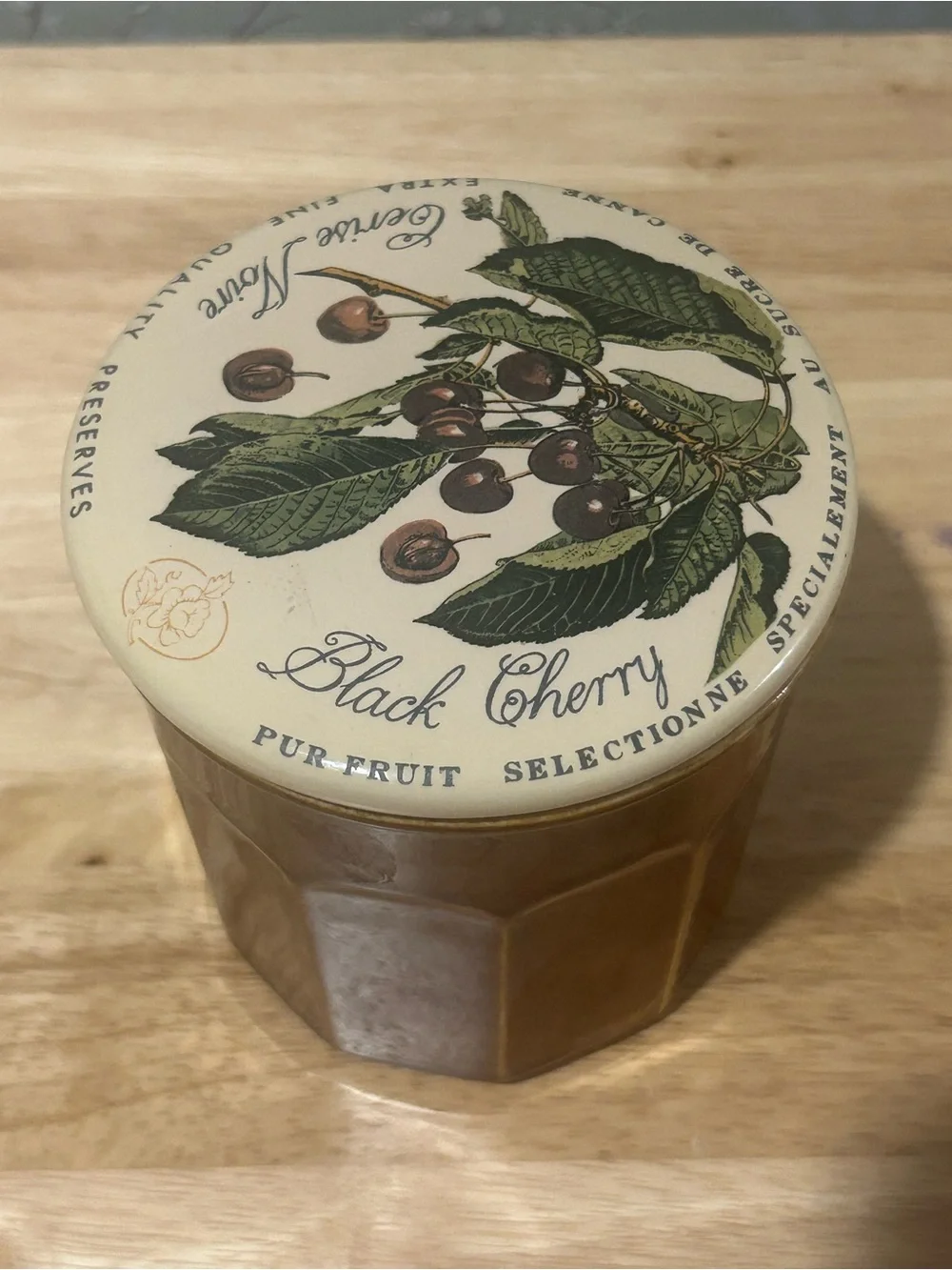 Vintage Ceramic Jam/Preserves Jar- 12oz